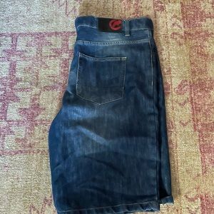 Mens denim Ecko Unltd shorts. Size 38